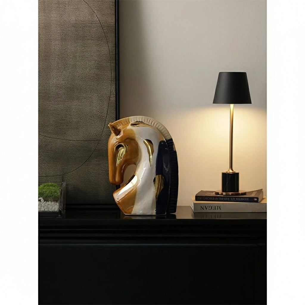 Vergoldete Tangma Keramik-Dekoration - Apoletta