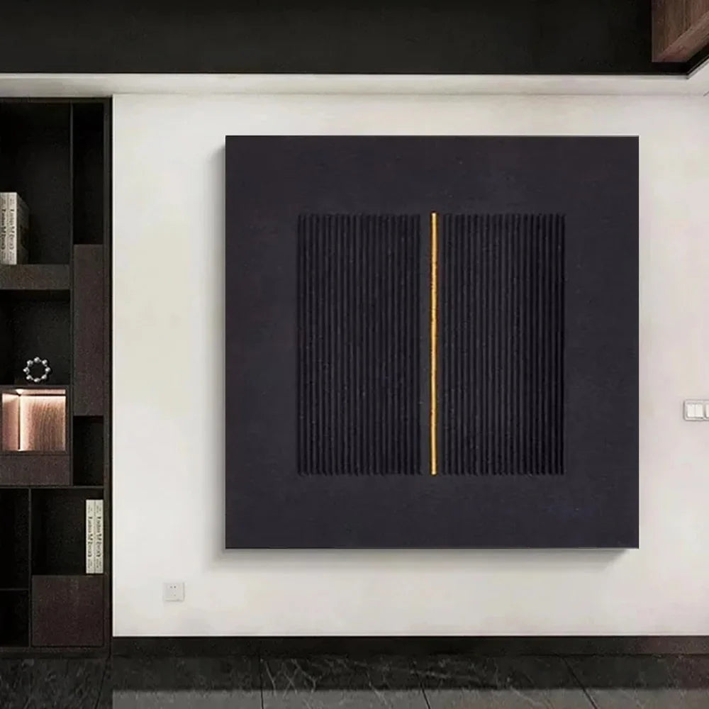 Nordische Wandkunst mit 3D-Textur