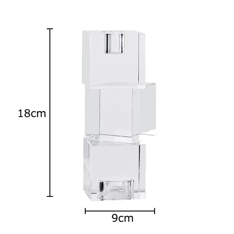 Geometrischer Kerzenständer (Quadratisch) – Modernes Dekor