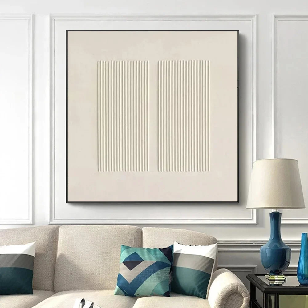 Nordische Wandkunst mit 3D-Textur