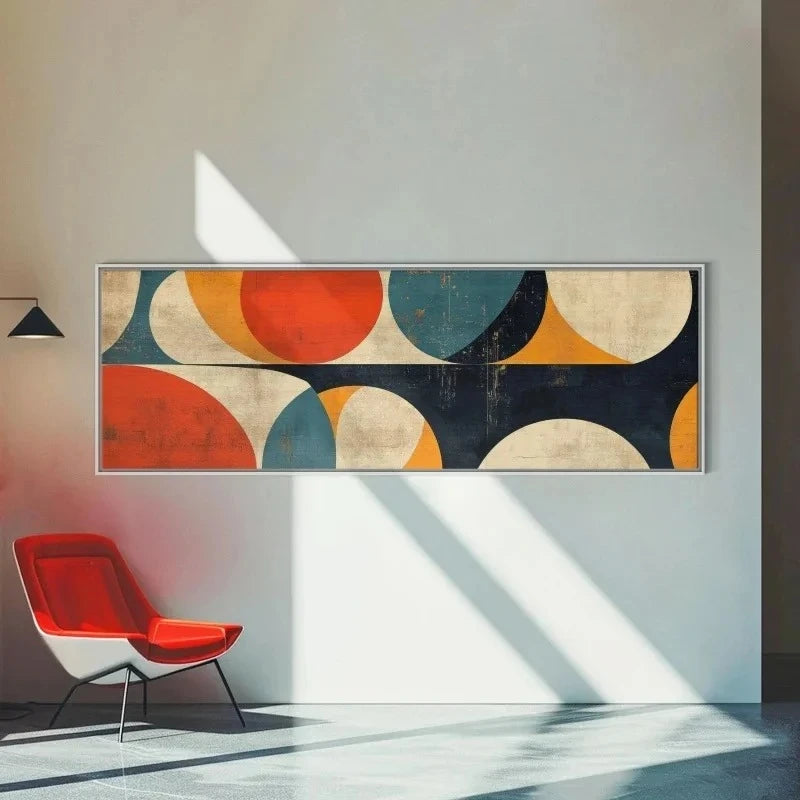 Abstrakte Bauhaus-Kunst für die Wand