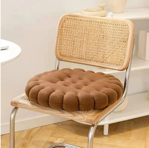 Weiches Sitzkissen in Keks-Form (Cookie) – Sitz- & Rückenkissen - Apoletta