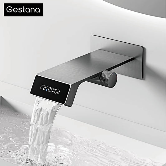 Wandarmatur in Gun-Grey mit LED-Display - Apoletta