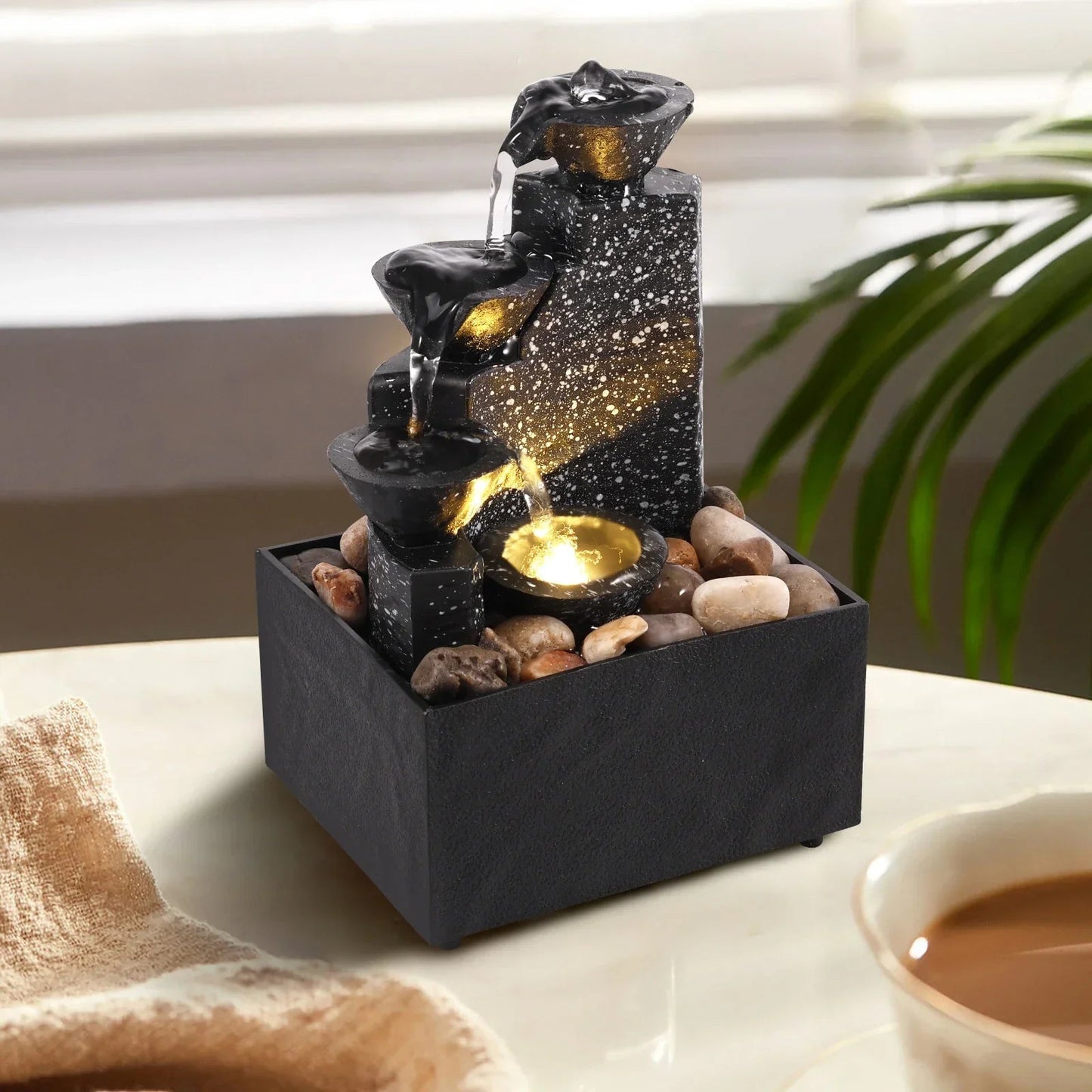 Desktop Wasserfall Dekoration: Kreative Fließende Wasser - Ornamente für Büro & Wohnzimmer - ApolettaApoletta