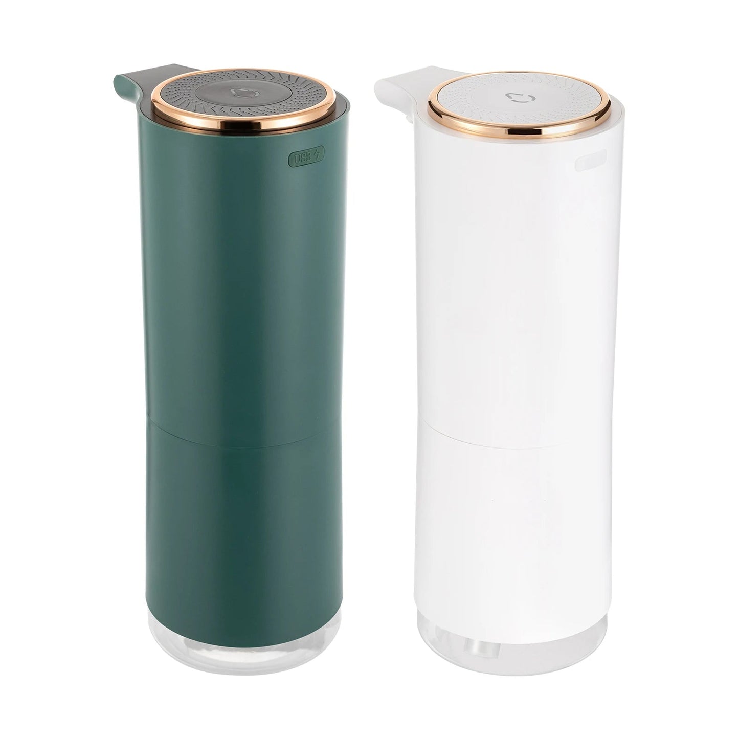Grüner/weißer Seifenspender: 1200 mAh, berührungslos & wasserdicht für die Küche - ApolettaApoletta