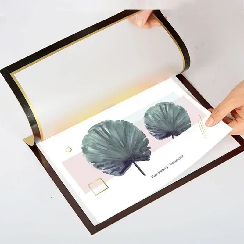 10er - Pack Magnetische A4 - Fotorahmen: Selbstklebender Displayrahmen ohne Bohren - ApolettaApoletta