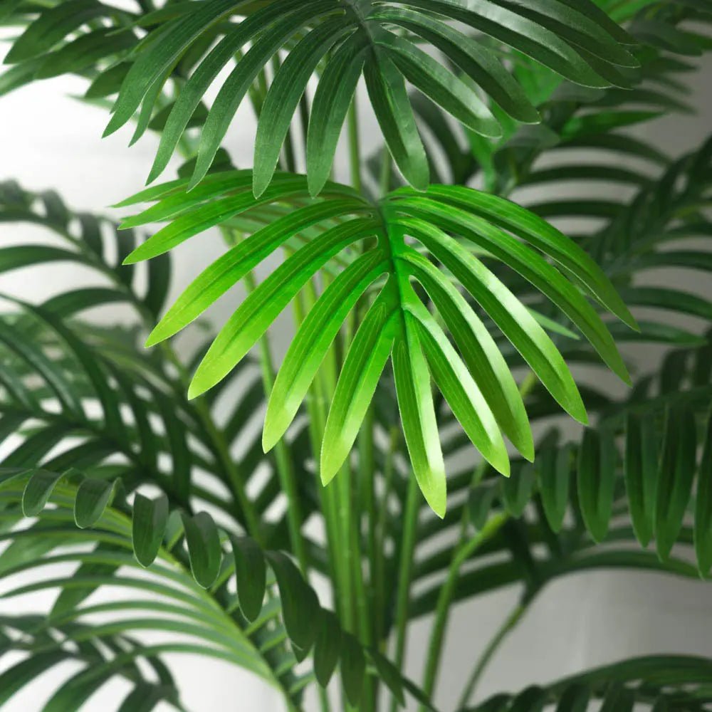 Große künstliche Palme (90 - 120 cm): Tropische Kunstpflanze für Haus & Garten - ApolettaApoletta