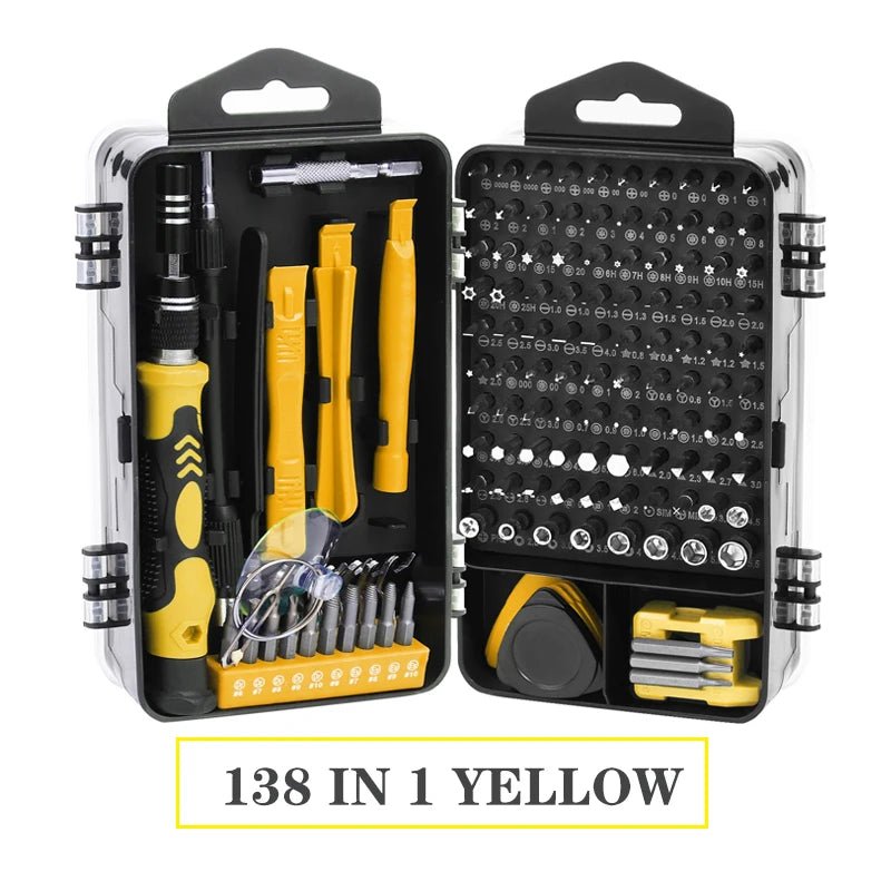 138 - in - 1 Präzisions - Schraubendreher - Set: Magnetische Torx - Bits - ApolettaApoletta