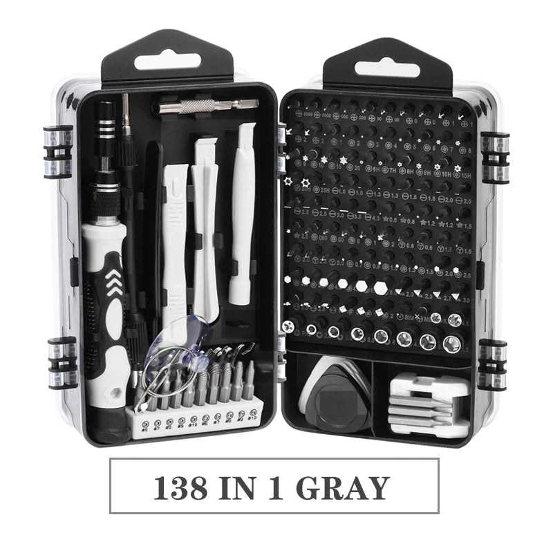 138 - in - 1 Präzisions - Schraubendreher - Set: Magnetische Torx - Bits - ApolettaApoletta