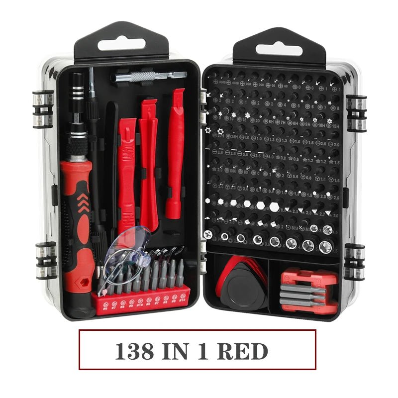 138 - in - 1 Präzisions - Schraubendreher - Set: Magnetische Torx - Bits - ApolettaApoletta