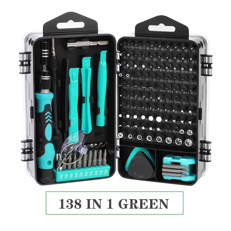 138 - in - 1 Präzisions - Schraubendreher - Set: Magnetische Torx - Bits - ApolettaApoletta