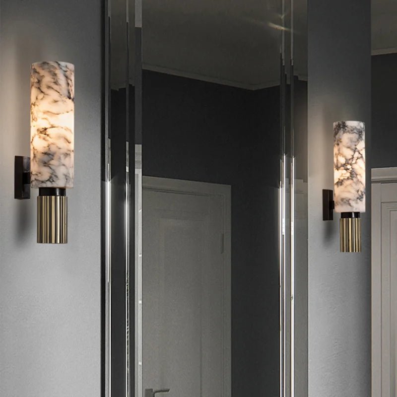 Moderne Wandlampe aus Naturmarmor - ApolettaApoletta