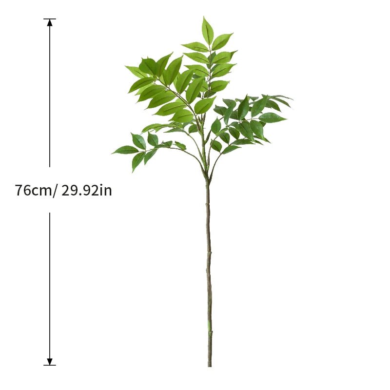 Künstlicher Ficus - Baum: 76 - 140 cm großer Kunststoff - Banyan für Zuhause und Garten - ApolettaApoletta