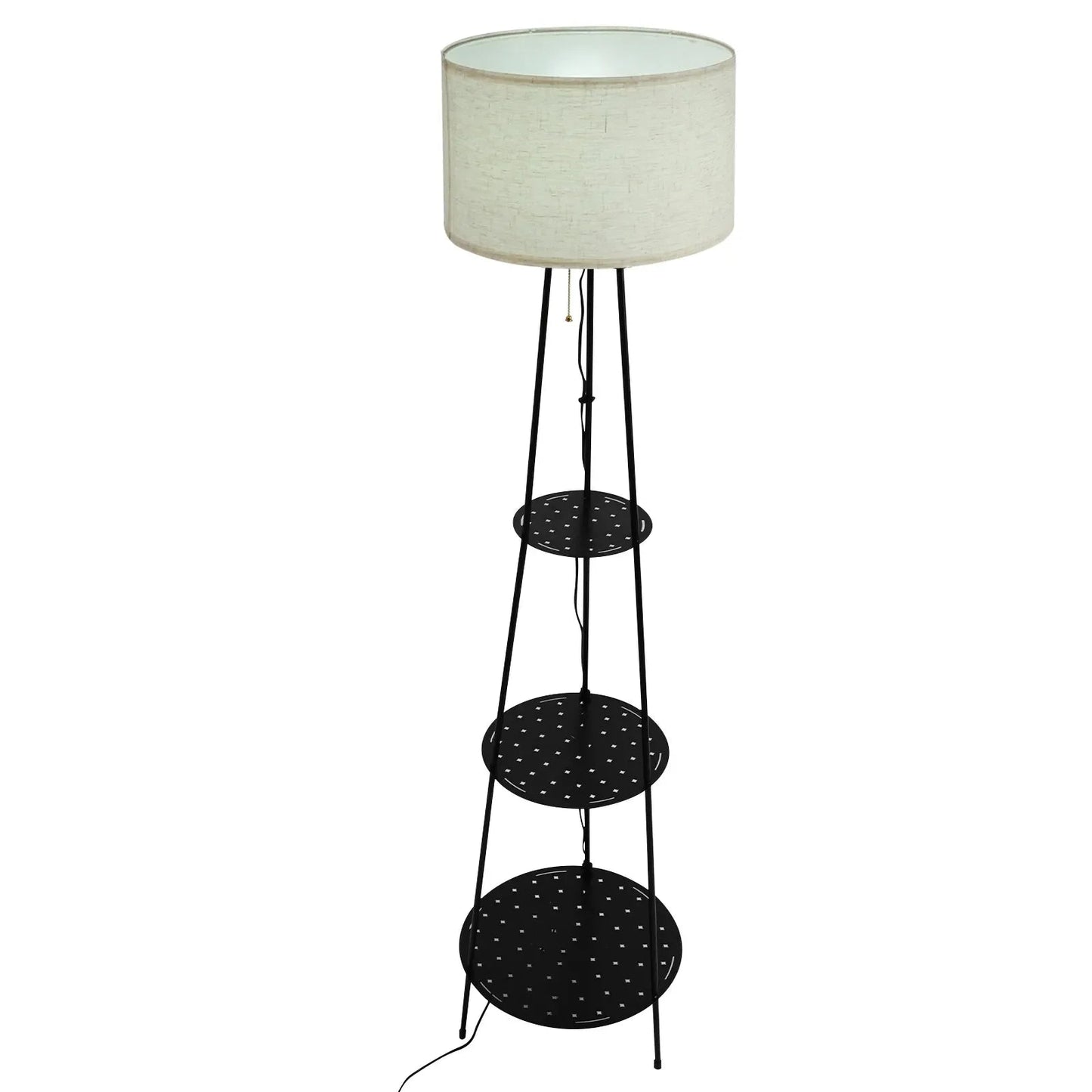 Moderne E27 - Stehlampe mit Regalen: Praktische Stehleuchte für mehr Platz - ApolettaApoletta