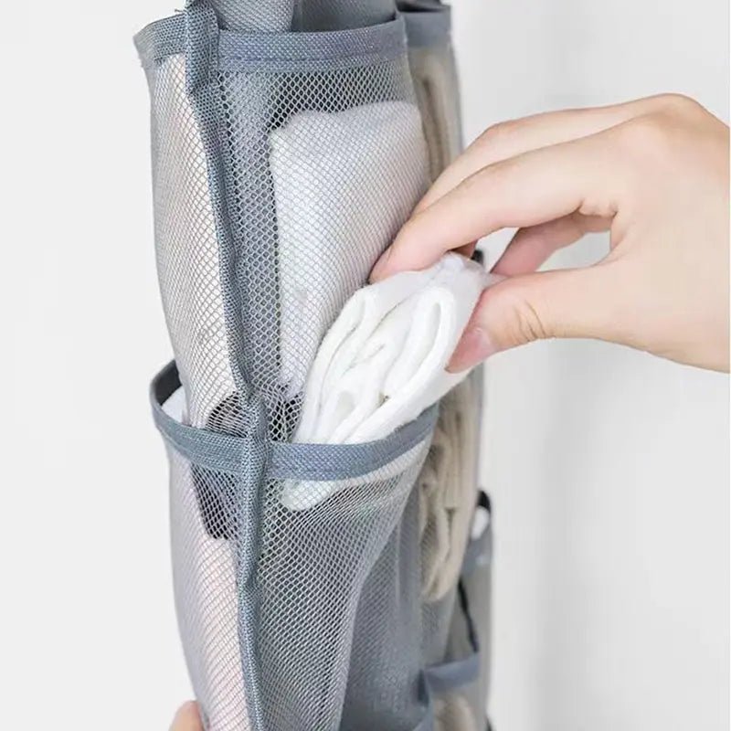 Doppelseitiger Unterwäsche - Organizer: Faltbare Hänge - Aufbewahrung für Socken und Kleiderschrank - ApolettaApoletta