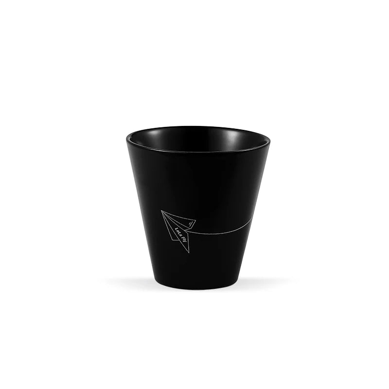 Keramik - Espressotassen - Set (120 ml): Zarte Weinbecher für Heim - Baristas - ApolettaApoletta