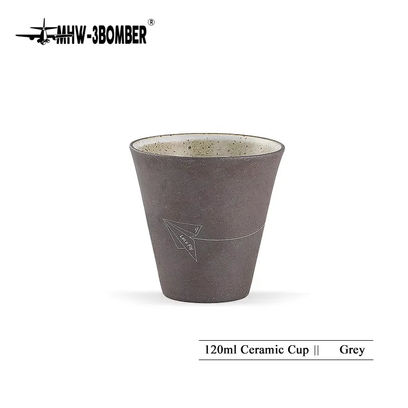 Keramik - Espressotassen - Set (120 ml): Zarte Weinbecher für Heim - Baristas - ApolettaApoletta