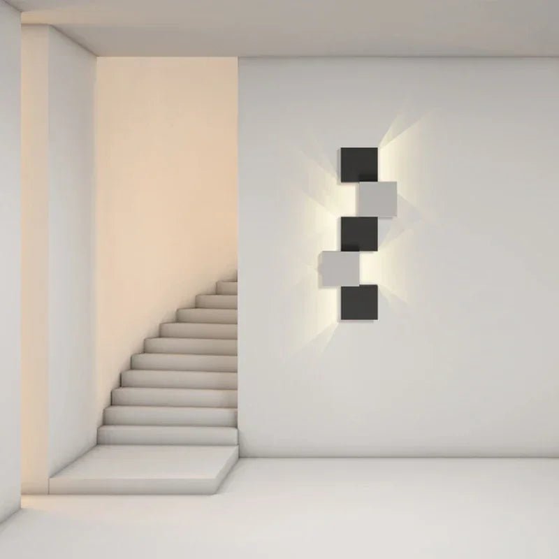 Nordische LED - Wandleuchte: Einfach, modern & ideal für Wohnzimmer und Schlafzimmer - ApolettaApoletta
