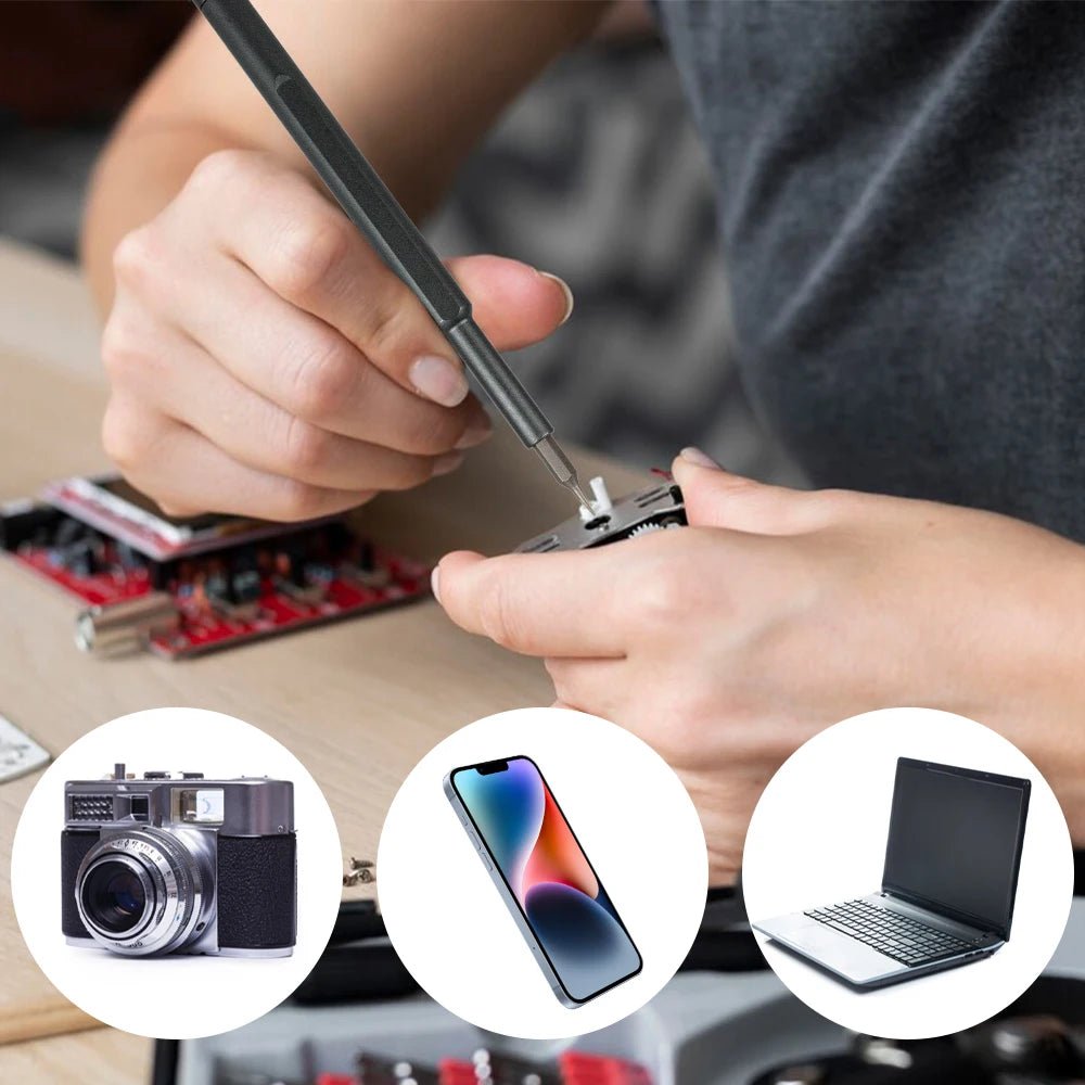 Präzisions - Schraubendreher - Set (25/63 - in - 1): Mini - Werkzeug für Handy - und PC - Reparaturen - ApolettaApoletta
