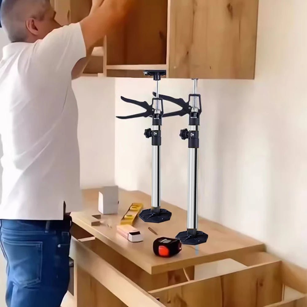 Teleskopische Stützstangen: Verstellbares Hebewerkzeug für Trockenbau & Decken (30 - 59 cm) - ApolettaApoletta