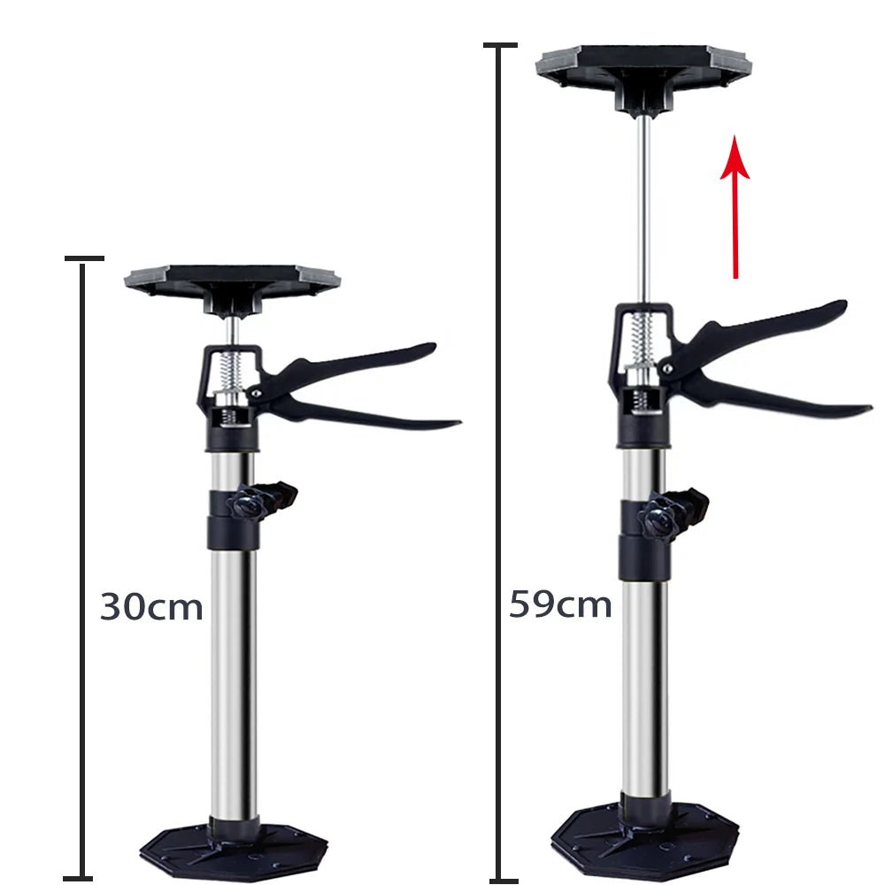 Teleskopische Stützstangen: Verstellbares Hebewerkzeug für Trockenbau & Decken (30 - 59 cm) - ApolettaApoletta