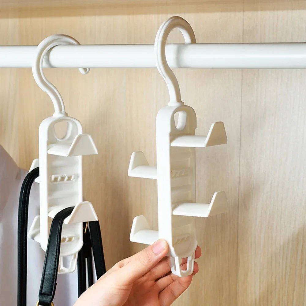 Hängender Kleiderschrank - Organizer: Multifunktionale Kleiderstange & taschenhalter ohne Bohren - ApolettaApoletta