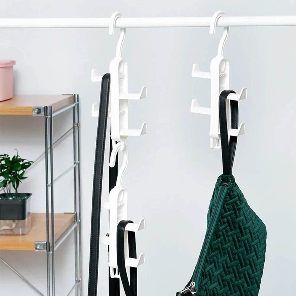 Hängender Kleiderschrank - Organizer: Multifunktionale Kleiderstange & taschenhalter ohne Bohren - ApolettaApoletta