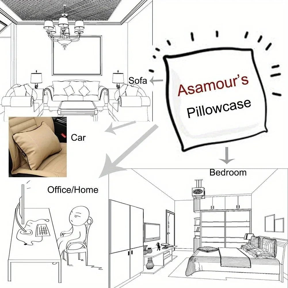 Schwarz - weiße Kissenbezüge: Geometrisches Muster für Sofa, Schlafzimmer - ApolettaApoletta