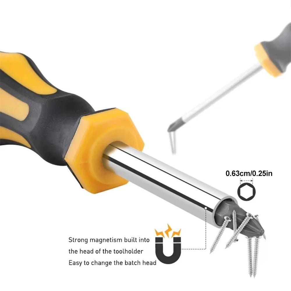 43 - teiliges Magnetisches Schraubendreher - Set: Kreuzschlitz, Torx & Schlitzbits für Reparaturen - ApolettaApoletta