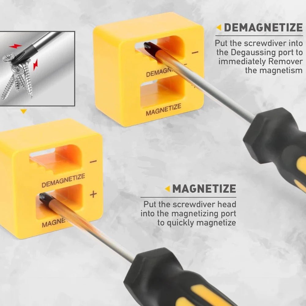 43 - teiliges Magnetisches Schraubendreher - Set: Kreuzschlitz, Torx & Schlitzbits für Reparaturen - ApolettaApoletta
