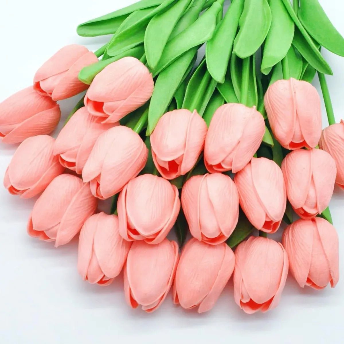 Künstliche Tulpen: 10er - Set realistische Blumen für Garten, Girlande & Heimdeko - ApolettaApoletta
