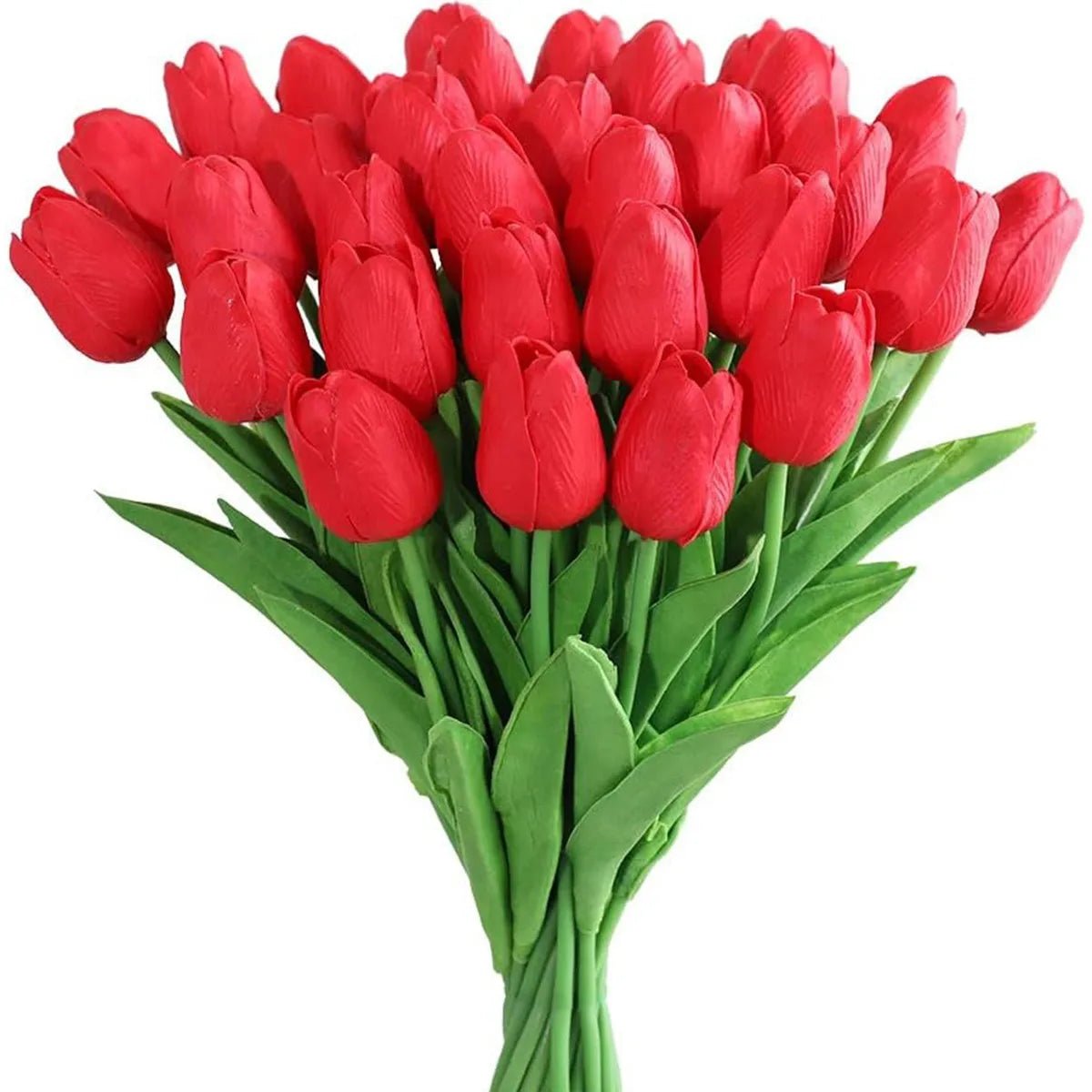Künstliche Tulpen: 10er - Set realistische Blumen für Garten, Girlande & Heimdeko - ApolettaApoletta