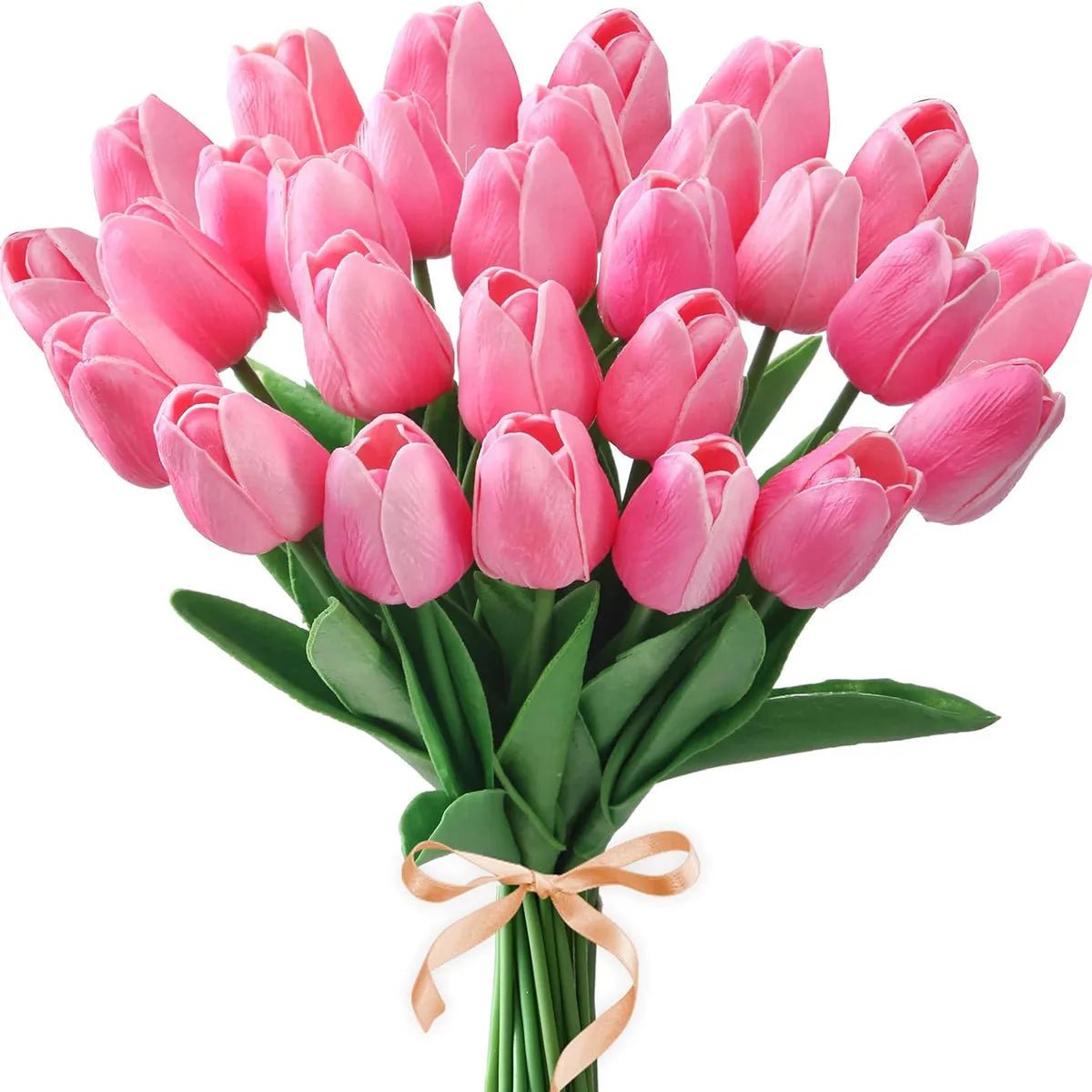 Künstliche Tulpen: 10er - Set realistische Blumen für Garten, Girlande & Heimdeko - ApolettaApoletta