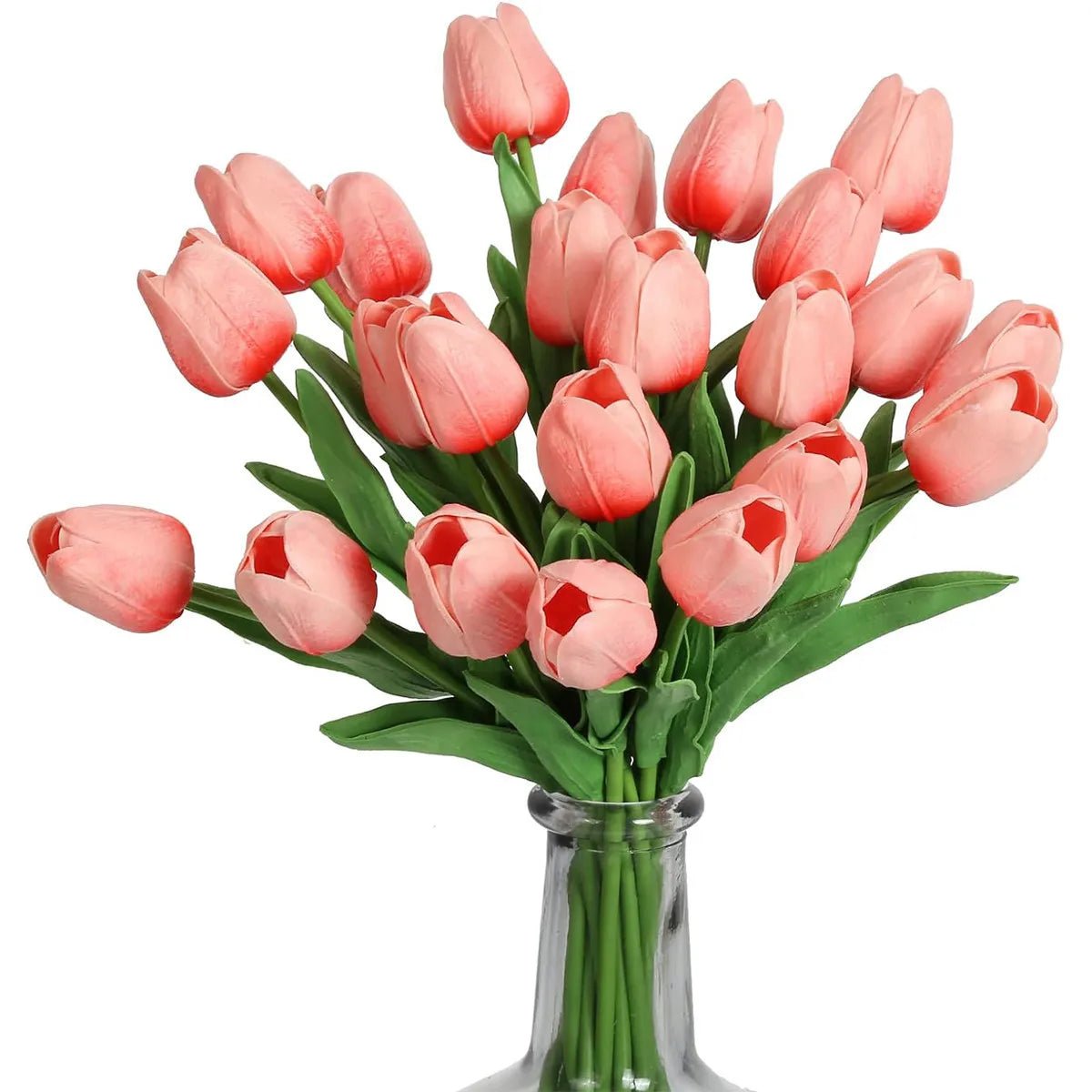 Künstliche Tulpen: 10er - Set realistische Blumen für Garten, Girlande & Heimdeko - ApolettaApoletta