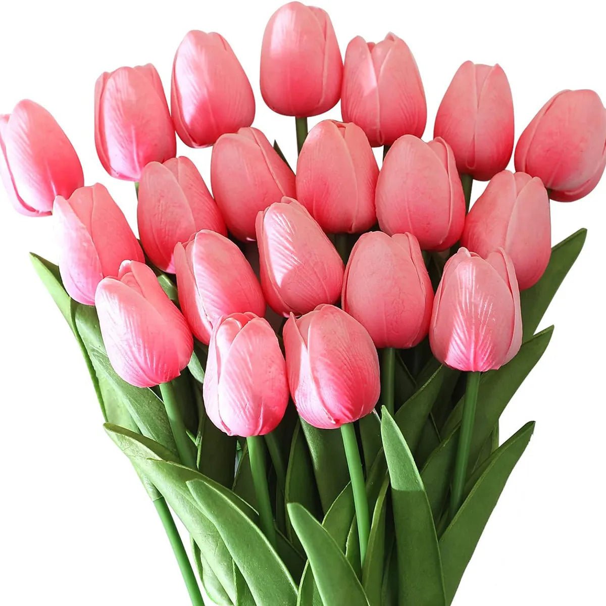 Künstliche Tulpen: 10er - Set realistische Blumen für Garten, Girlande & Heimdeko - ApolettaApoletta