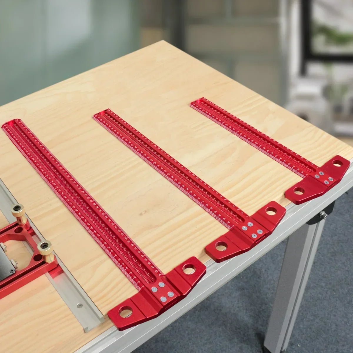 Präzisions - T - Lineal aus Aluminiumlegierung: Markierungswerkzeug für Holzbearbeitung - ApolettaApoletta