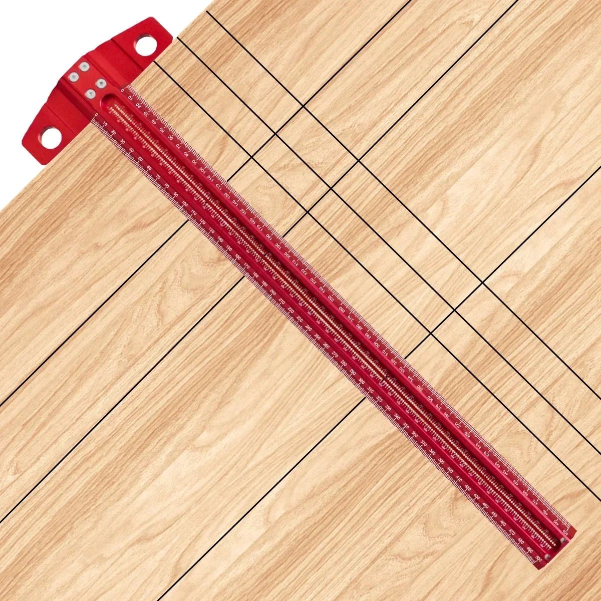 Präzisions - T - Lineal aus Aluminiumlegierung: Markierungswerkzeug für Holzbearbeitung - ApolettaApoletta