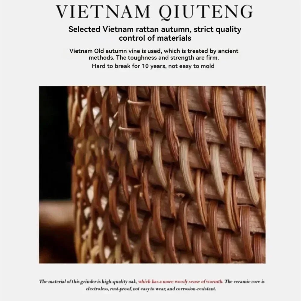 Handgefertigtes Rattan - Tischset - ApolettaApoletta