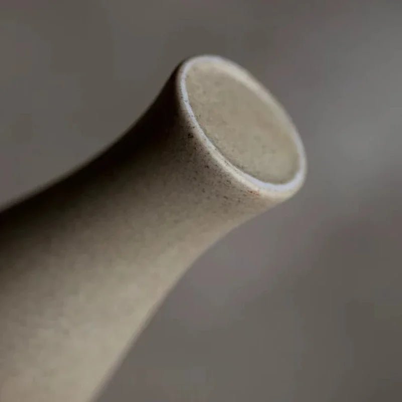 Retro - Zen - Vase: Keramik - Blumeneinsatz für Hydrokultur - Blumen & Tischdekoration - ApolettaApoletta