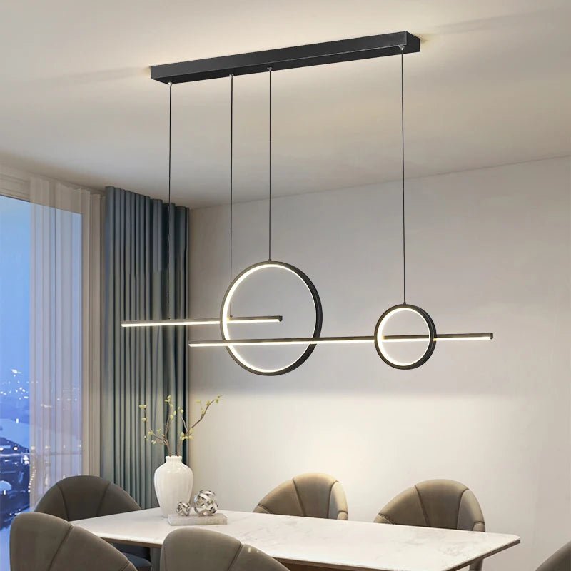 Moderne dimmbare LED - Pendelleuchte: Stilvolle Hängelampe für Wohnzimmer & Restaurant - ApolettaApoletta