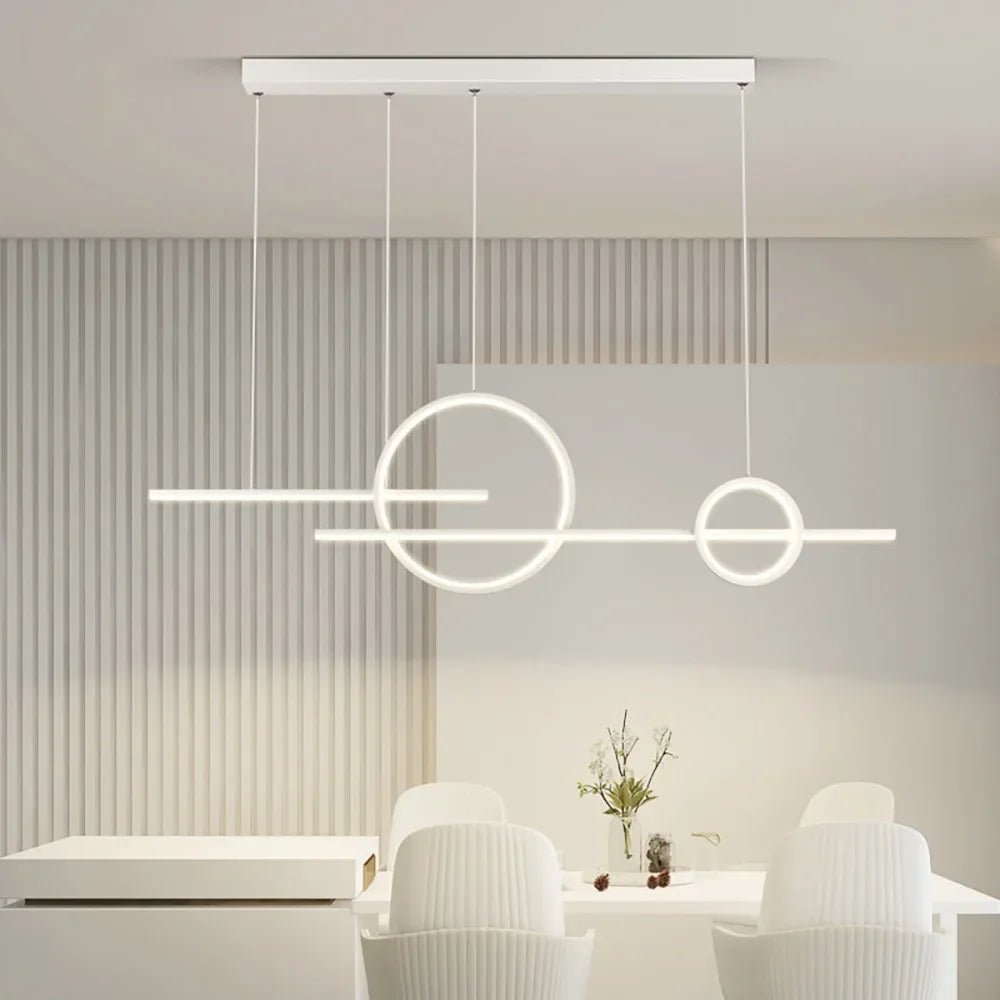 Moderne dimmbare LED - Pendelleuchte: Stilvolle Hängelampe für Wohnzimmer & Restaurant - ApolettaApoletta