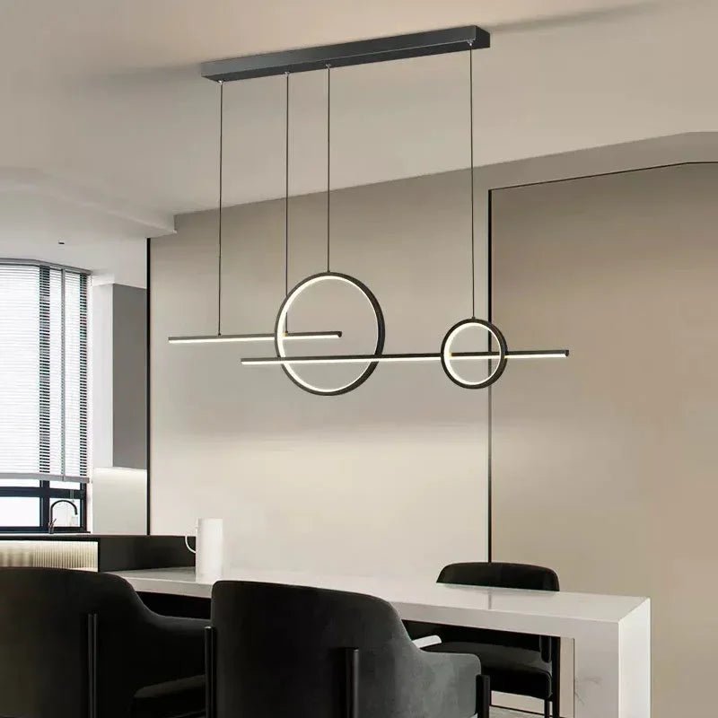 Moderne dimmbare LED - Pendelleuchte: Stilvolle Hängelampe für Wohnzimmer & Restaurant - ApolettaApoletta