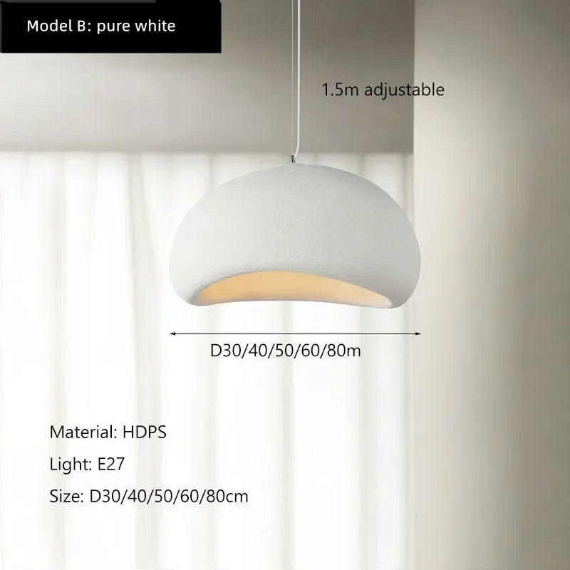 Nordic Wabi - Sabi - Pendelleuchte: Handgefertigter Kronleuchter für Esszimmer & Bar - ApolettaApoletta