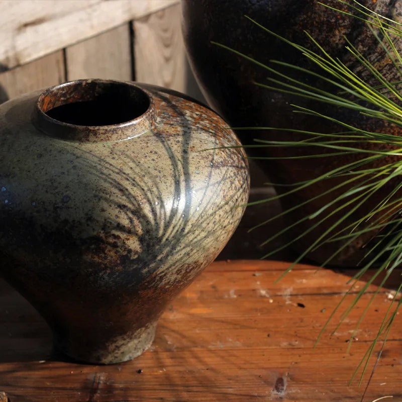 Keramik - Vase – Dekoratives Ornament für Restaurant & Zuhause - ApolettaApoletta