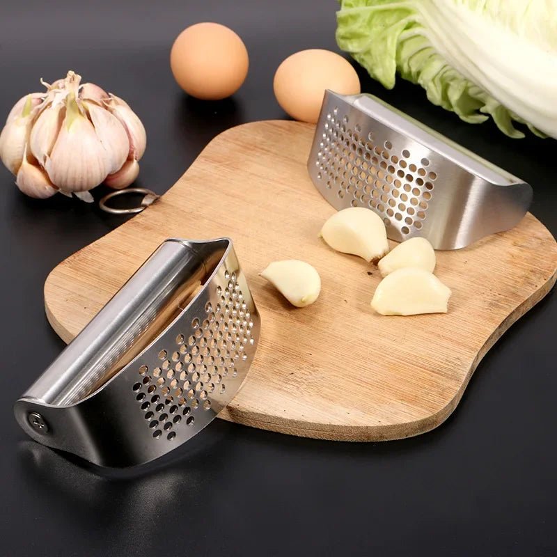 Edelstahl - Knoblauchpresse mit Wippfunktion - ApolettaApoletta