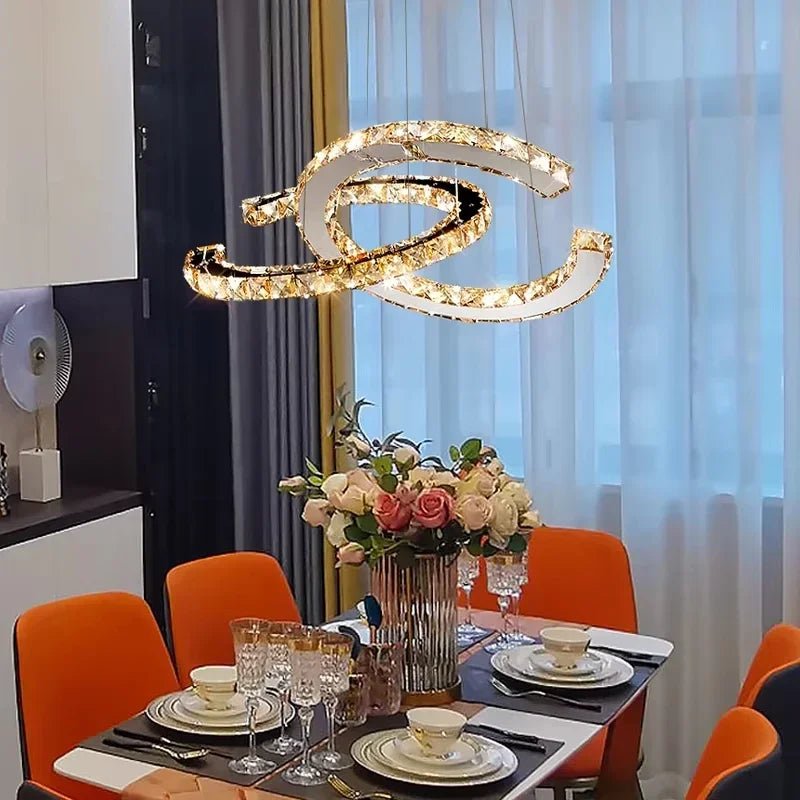 Nordischer Kristall - Kronleuchter: High - End - Luxus für Restaurants, Schlafzimmer und Hotels - ApolettaApoletta