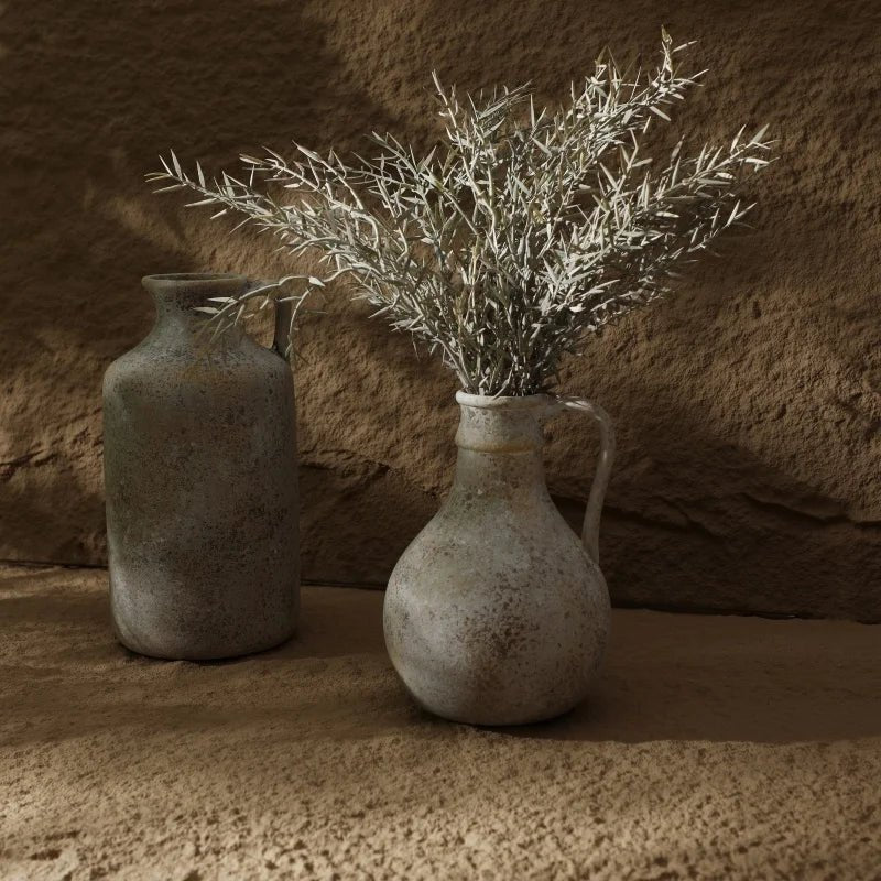 Keramikvase im Vintage - Stil: Handgefertigte Blumenvase für Wohnkultur - ApolettaApoletta