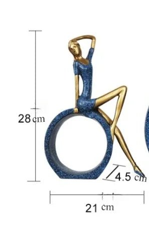 Desktop - Ornamente: Lesendes Mädchen - Figur für Wohnzimmer & Arbeitszimmer - ApolettaApoletta