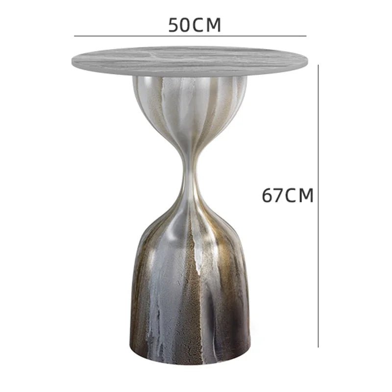 Nordischer Couchtisch aus Marmor - ApolettaApoletta
