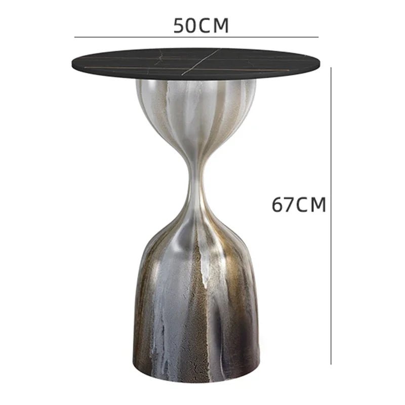 Nordischer Couchtisch aus Marmor - ApolettaApoletta
